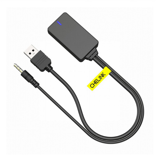 Adaptateur Bluetooth sans fil pour voiture, câble audio AUX/USB, compatible BMW E90, E91, E92 et E93 1