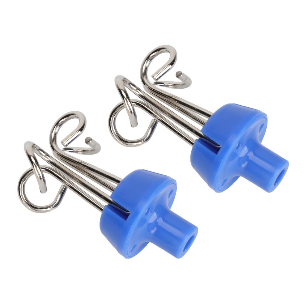 2PCS Hospital IV Pole Hooks Metal Vertical Hangers for Medical Infusion Stand