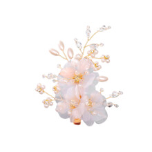 (Single) Silk Flower Hair Clips for Thick Hair