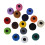 Ensemble de 16 pelotes de coton multicolores AUQ 4