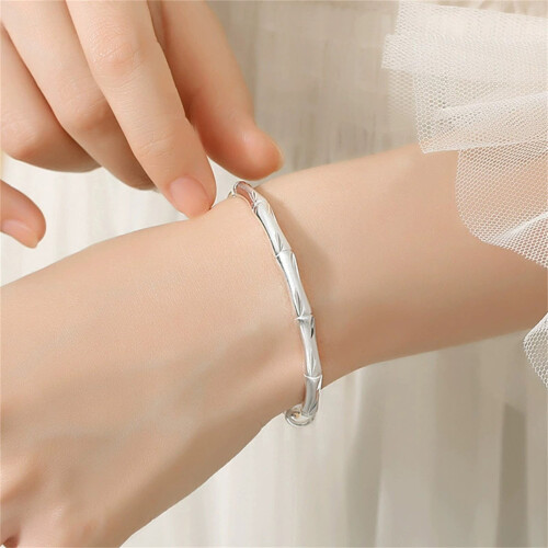Sterling Silver Multi-Layered Rotating Bead Bracelet 2