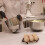 6 Cups ceramic egg holder, Decorative Serving Egg Stand, Holds Half Dozen Eggs for Fridge & kitchen Countertop Display (Brown) 5
