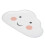 Assiette jetable ACOUTO, motif nuage 7