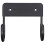 (Black) Wall Mount Ironing Board Hook - Laundry Storage Rack 1
