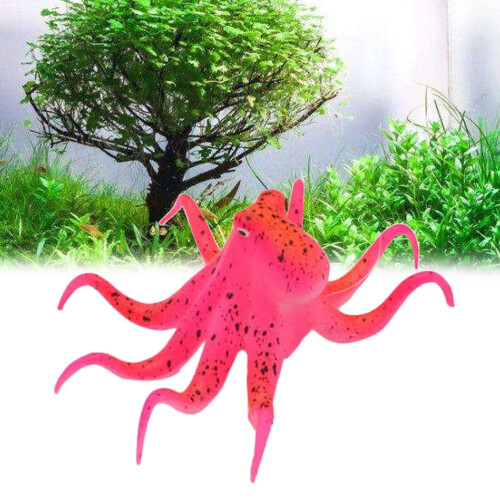 FRCOLOR Landscape Fish Tank Decorations Artificial Octopus Aquarium 2