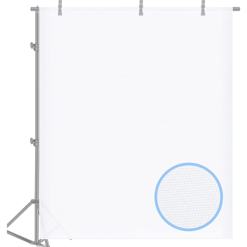 White 7x5ft sensitized cloth for photography 1