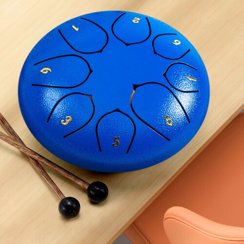 Rain Drum Steel Tongue Drum 6 Inches 8 Notes 2