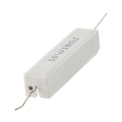 10W 10 Ohm 5% Winding Ceramic Cement Power Resistor x 10 2