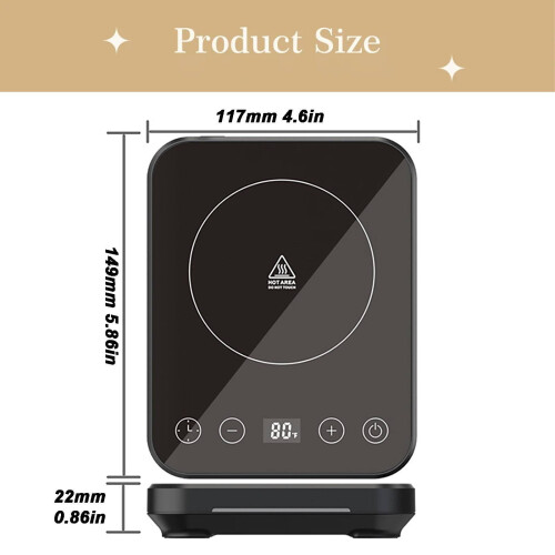 Sourdough Starter Warmer Mat, 1F Precision (70–100F), Smart Switchable, Compatible with Baking, Proofing & Fermentation 2