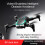 Foldable RC Drone with Dual/Single Camera, Headless Mode, Altitude Hold, Obstacle Avoidance, 360 Flip, Optical Flow – Compatible with Beginners 2