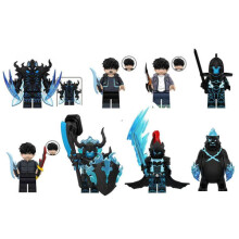 8pcs Bell Cheng Xiao Yu Ye Ge Li Te Giant Bear Tank Minifigures Kids Toys Gifts Fits Lego