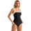 Women's Tummy Control One-Piece Swimsuit Halter Retro Style 2