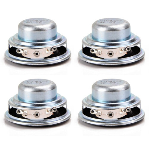 4 Stuks 40MM  Audio Draagbare Luidsprekers 16 Core 4 Ohm 5W Volledige Range Luidspreker Rubber Side NdFeB Magnetische Luidspreker