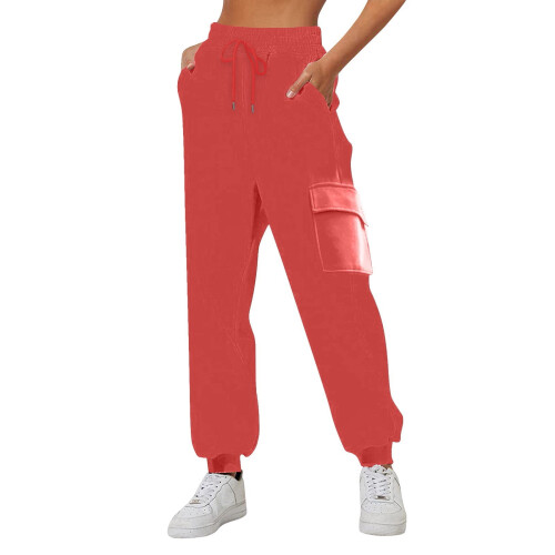 Women's High-Waisted Fleece-Lined Jogging Pants 2