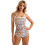 Women's Tummy Control One-Piece Swimsuit Halter Retro Style 2