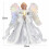 Angel Tree Topper with Lights 2 Pieces 4