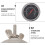 Black Stainless Steel Oven Thermometer 4