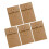 Vintage Kraft Paper Envelopes with String Tie Closure 5 pcs 5