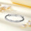 Sterling Silver Bangle Bracelet Adjustable Open Cuff 925 7