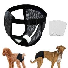 Reusable Pet Sanitary Wraps Washable Menstrual Underwear Breathable Protective Dog Panties For Female Dogs