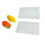 White Egg-Shaped Chocolate Mold, 20-Cavity Candy Making Tool For Easter & Baking, Essential Kitchen Mold 1