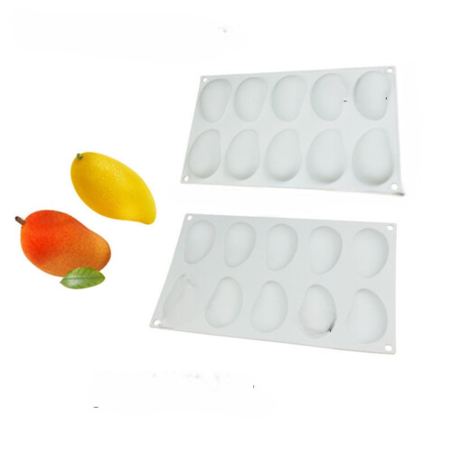 White Egg-Shaped Chocolate Mold, 20-Cavity Candy Making Tool For Easter & Baking, Essential Kitchen Mold