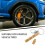 Tire Tool 1 Set Golden Brass for Quick Deflation and Multi-functional Use in 7