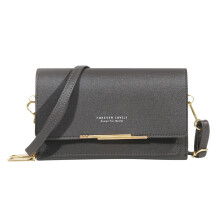 Kvinder Casual Crossbody Taske Justerbar Strop Skuldertaske med Visuel Mobiltelefon Vindue Pung