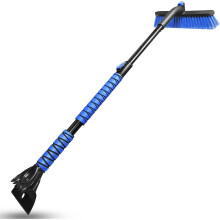 Brosse à neige et grattoir à glace extensible de 112 cm pour SUV et camions