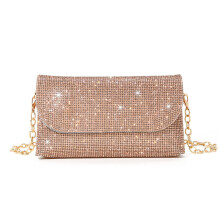 Dameshandtas, avondtas, feesttas, bruidstas, galatas, trouwtas, schoudertas, crossbodytas met afneembare ketting