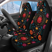Καλύμματα καθισμάτων αυτοκινήτου Red Ladybug Coral Velvet Universal Fit2