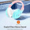 Ακουστικά Bluetooth υψηλής ποιότητας για παιχνίδια και μελέτη – Πλήρης κάλυψη 5