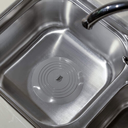 Silicone Sink Stopper Odor-Resistant 2 pcs 15.2 cm 2
