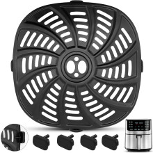 Air Fryer Grill Pan for Gourmia GAF716/GAF798, Nonstick 8.97"x8.97" Rack Tray, Dishwasher Safe