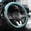 Carbon Fiber Steering Wheel Cover D-Shaped 1 Pack 6