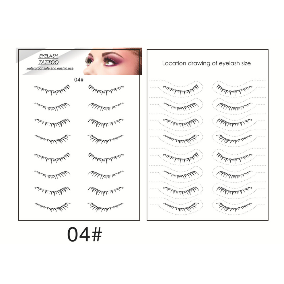 Dachuang Beauty (04) False Eyelash Stickers For Women - 50 Char