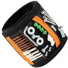 Magnetic Wristband for Screws – HVAC Tool Gift for Men, Handyman, Mechanic; Compatible with Standard Screws