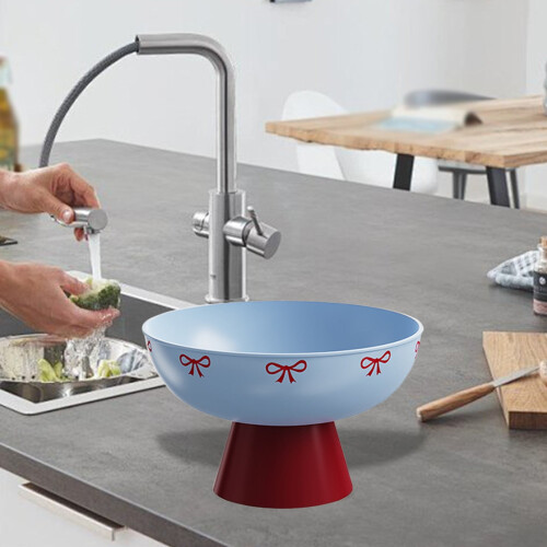 Food Storage Container Organizer Kitchen Rack Fruit Vegetable Drainer Colander Dish Drying Solution for Countertop