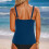Γυναικείο Tankini Tops Μόνο Top Ολόσωμο Μαγιό με Ελέγχου Κοιλιάς Top Χωρίς Κάτω Μέρος 4