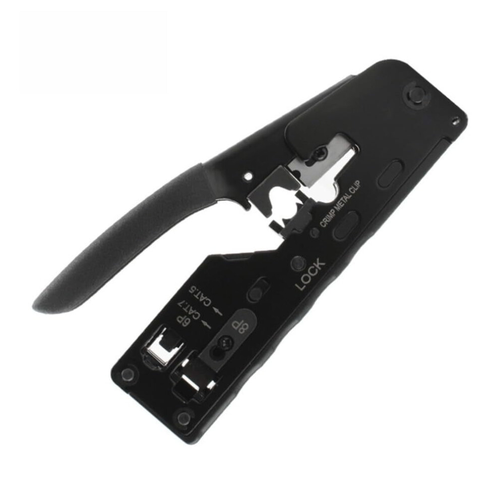 Ratcheting Modular Data Cable Crimper Wire Cutter Practical Eliminates Accidental Contact Wire Stripper For Cat5 Cat6 Cat7 8P 8C 9327961850002