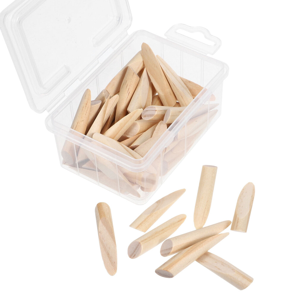 Wood Hole Plug Solid Wood For Furniture Makers Furniture Accessories 50Pcs 9327961849938