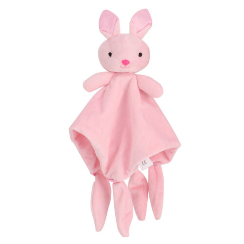 (Rabbit) Soft Plush Security Blanket for Toddlers