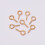 Mini Screw Hooks Eye Pin Hook Multi-colored 600pcs 0.1x0.4x0.8in 5