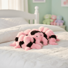 Valentine Tarantula -pehmolelu, 16 tuumaa, pinkki ja musta