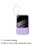 Mini batería externa de 20 W con linterna, pantalla digital y cable – Compatible con iPhone, Samsung y Android. 4