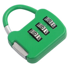 (Green) 3-Digit Heavy Duty Lock for Gym, Luggage, Cabinet