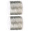 Silver Craft String for Christmas Tree Ornaments 2 Sets 100 8