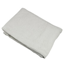 Cotton Bath Towel Waffle Weave Gray 55.12"x27.56"