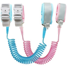 Toddler Wrist Leash Pink Blue 2-Pack 8.2ft Key Lock