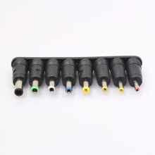 Laptop Charger Adapter Tips Set, 8 Interchangeable Tips for Various Notebook Models